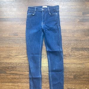 zara trafaluc denim skinny jean